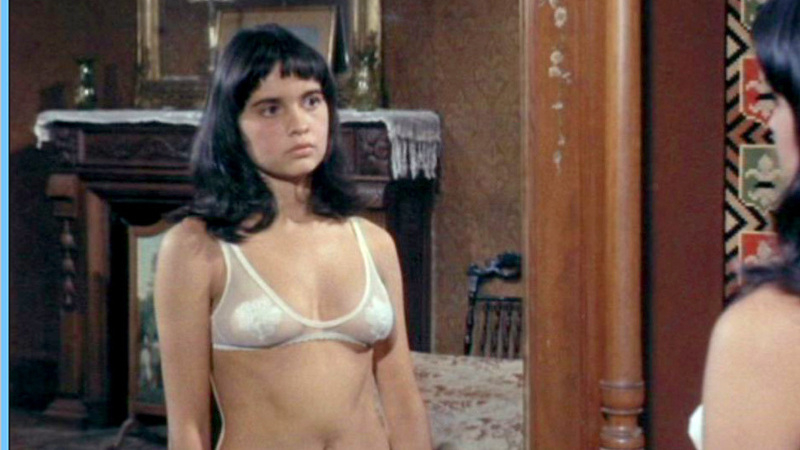 Sexiest Jeanne Goupil Scene in Don't Deliver Us from Evil. Underwear, cleavage, dark hair. 632605