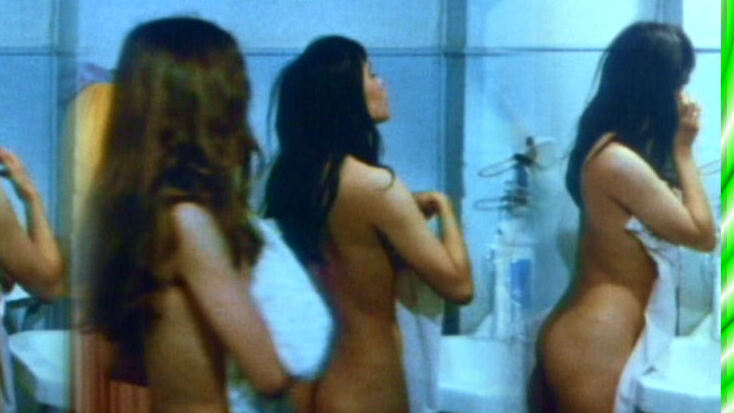 Jeanne Goupil Naked in Charlie et ses deux nénettes. Butt, brunette, collage. 650473