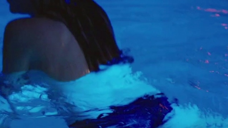Hottest Paz de la Huerta Scene in Bare. Underwear, black panties, pool. 776648