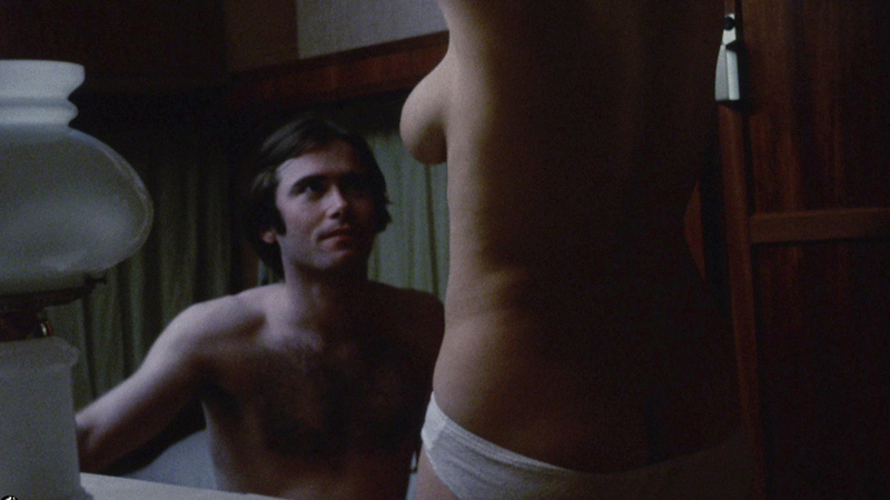 Harriet from Vampyres Naked. Butt, man looking at breasts, nude. 681809