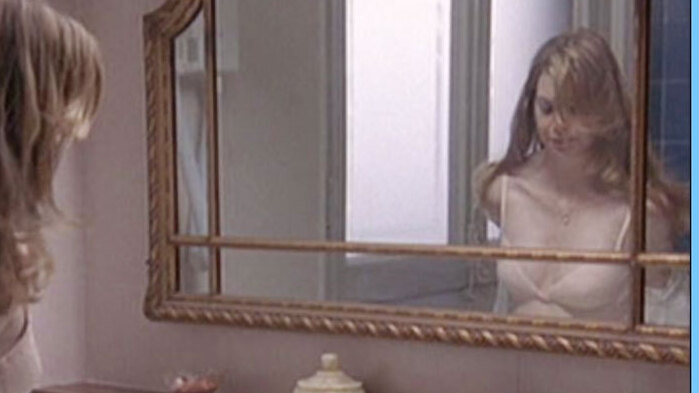 Sexiest Scenes of Sandra Walker from Art Heist. Underwear, SFW, bathroom. 619331