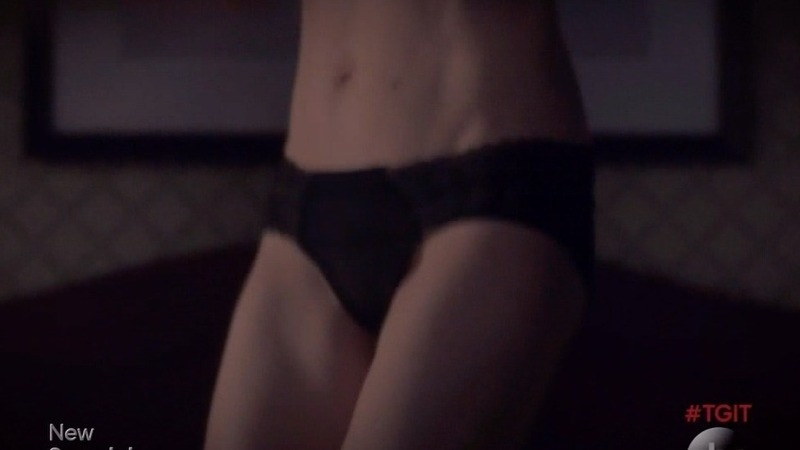 Hottest Ellen Pompeo Scene in Grey's Anatomy. Underwear, SFW, black lace underwear. 758288