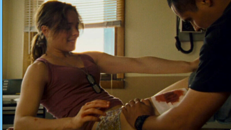 Hottest Rachel McAdams Scene in The Lucky Ones. Underwear, SFW, blood. 651614
