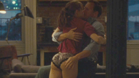 Rachel McAdams in Morning Glory (2010) Underwear Black Heels Kissing 694004