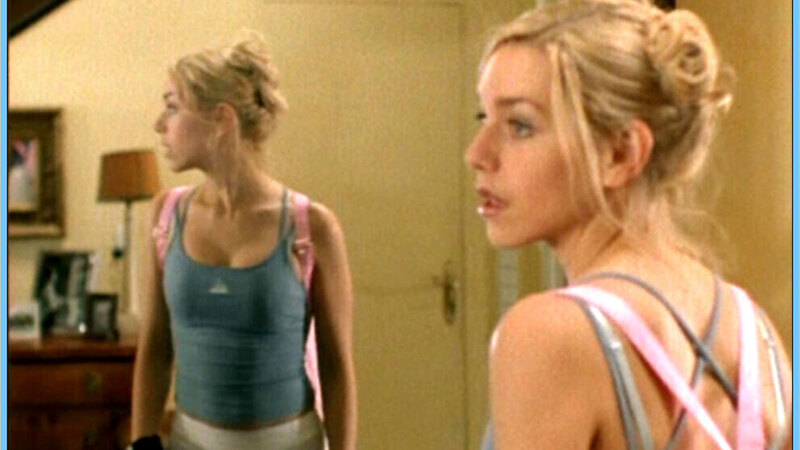Sexiest Scenes of Denise Hammerstein from Mädchen Nr. 1. Sexy, blonde, blue tanktop. 535253