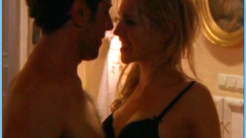 Sexiest Julia Dietze Scene in Liebes Leid und Lust. Underwear, black bra, cleavage. 617461