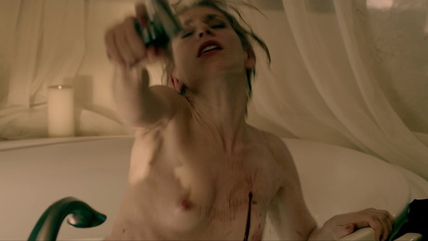 Nudes of Brooke Madison from Bullet. Breasts, bathtub, bloody. 735198