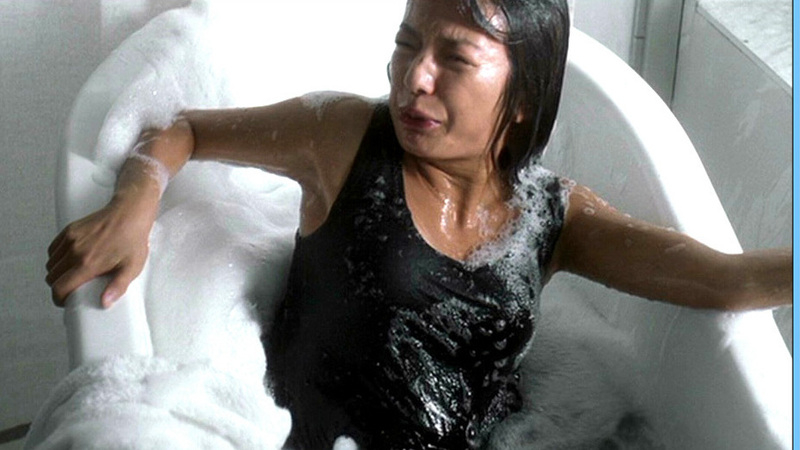 Hottest Zhao Wei Scene in So Close. Sexy, bathtub, black tank top. 606560