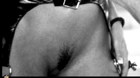 Nudes of Herself from High Strung Women. Bush, black and white, black garter belt. 683580