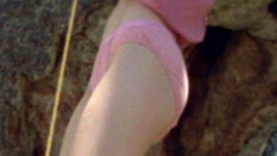 Sexiest Scenes of Dr. Ann Taylor from The Gods Must Be Crazy II. Underwear, SFW, outdoors. 600575