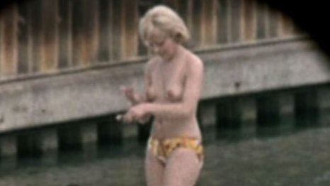 Florence Giorgetti Naked in The Gypsy. Breasts, outdoors, topless. 650593