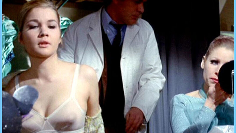 Sexiest Heidrun Hankammer Scene in Der Mann mit dem Glasauge. Underwear, nipples through bra, sheer white bra. 623719