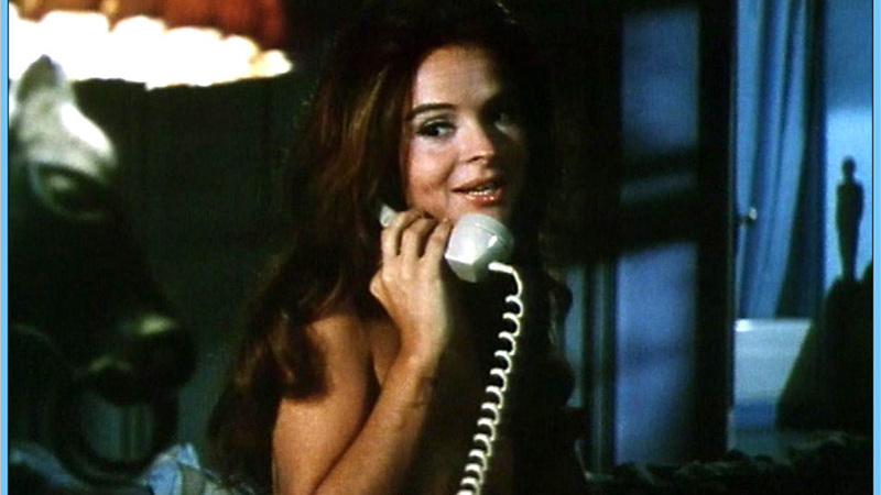 Susan Bernard Naked in The Witching. Breasts, black hair, in bed. 541567