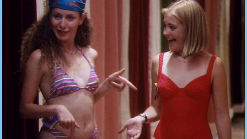 Hottest Michelle Beaudoin Scene in Sabrina, the Teenage Witch. Bikini, SFW, brunette. 582074