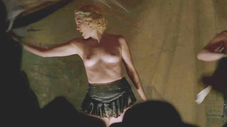 Carla Gallo Naked as Libby Dreifuss. Breasts, black skirt, blonde. 658767