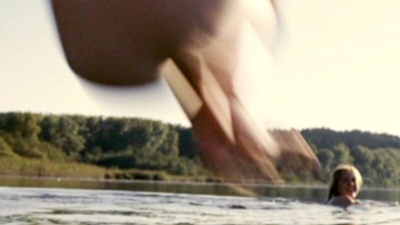 Jennifer Ulrich Naked in Die Wolke. Butt, jumping into water, lake. 632173