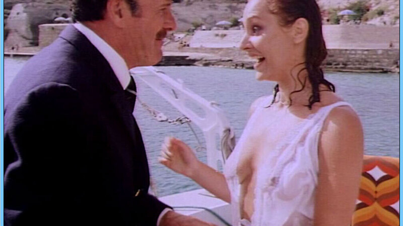 Spanish Fly's Sexiest Scenes with Nadiuska. Sexy, boat, breasts through wet top. 615900