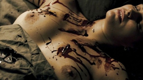Soraya from La boîte noire Naked. Breasts, blood, bloody. 741413