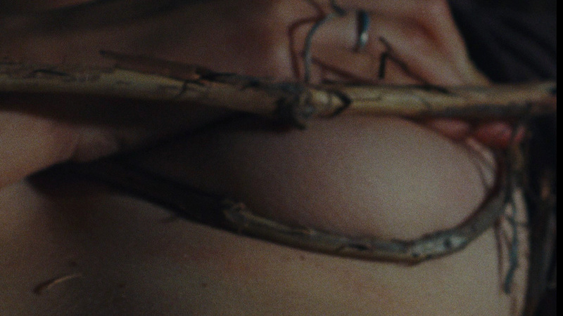Sexiest Scenes of Cheryl from The Evil Dead. Sexy, branches, breast close-up. 688745