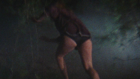 Ellen Sandweiss in The Evil Dead (1981) Underwear Black Panties Forest 688738