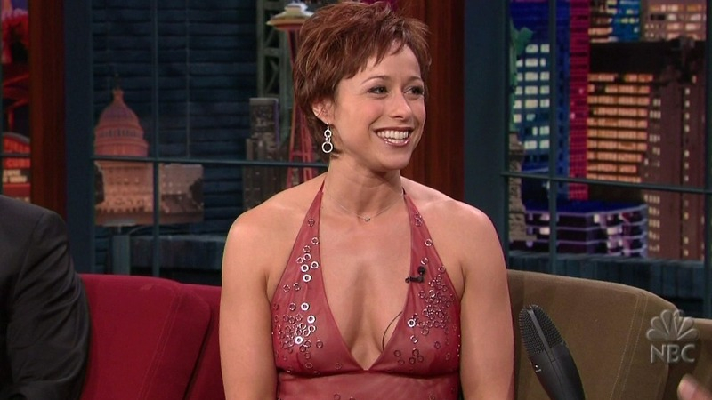 Hottest Paige Davis Scene in The Tonight Show with Jay Leno. Sexy, SFW, brunette. 659486