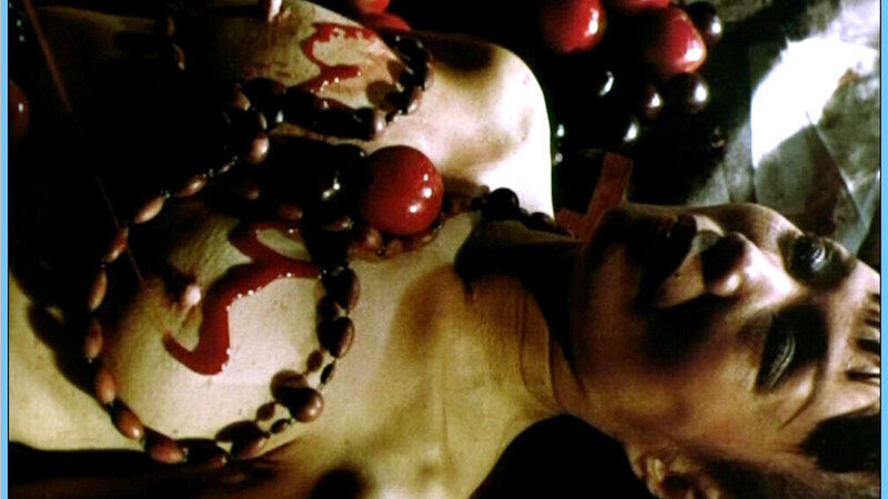 Jadine Wong Nude in I Drink Your Blood. Breasts, bead necklace, brunette. 608032