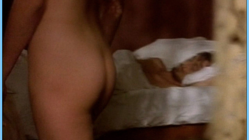Dr. Kate Munro from Shadows of the Heart Naked. Butt, Body Double, brunette, man laying in bed. 608219