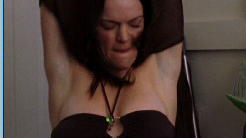 Hottest Treena Morris Scenes. Underwear, SFW, black bra. 665043