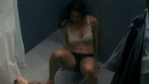 Wentworth's Sexiest Scenes with Danielle Cormack. Underwear, beige bra, black panties. 753042