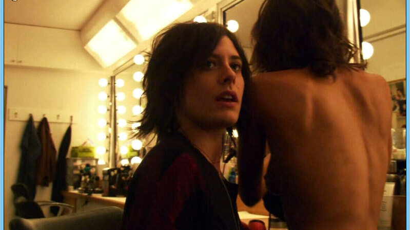 Angela Gots Naked in The L Word. Breasts, Lesbian, brunette, dressing room. 660247