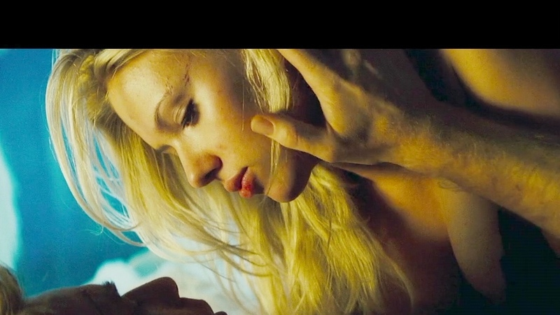Hottest Scarlett Johansson Scene in The Island. Sexy, Underwear, black bra, blonde. 623576