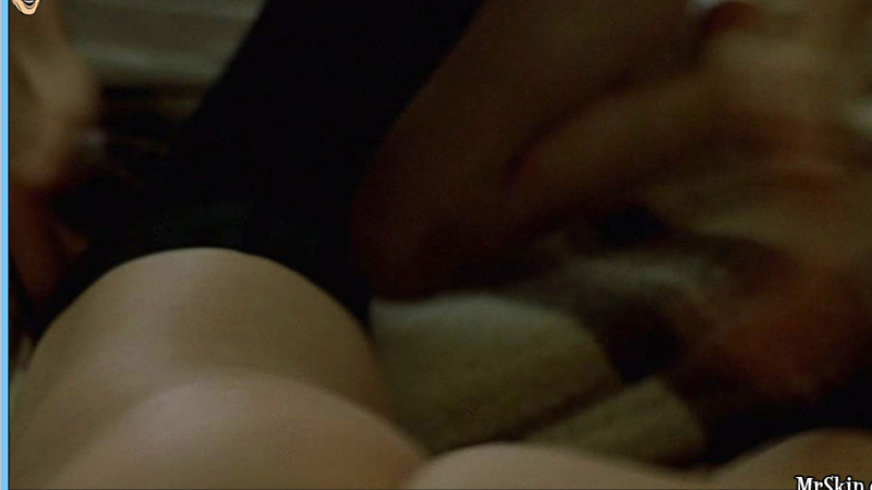 Melania from La vie nouvelle Naked. Butt, black stockings, laying in bed. 557153