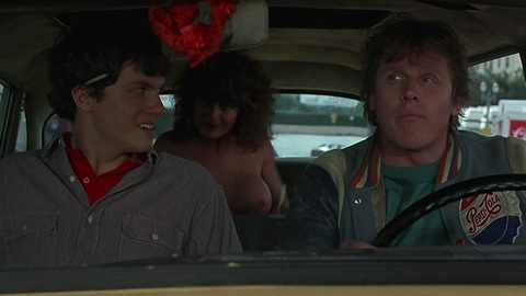 Moriah Shannon Nude as Venus Club Waitress. Breasts, back of car, brunette. 928706