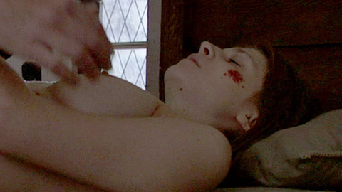 Clémence Poésy Nude as Jeanne d'Arc. Breasts, blood, laying down. 714350