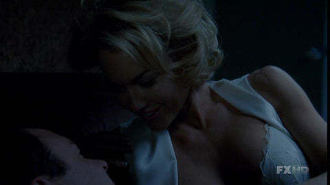 Kelly Carlson in Nip/Tuck (2003-2010) Underwear Blonde Couple In Bed 681579