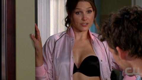 Sophia Bush in One Tree Hill (2003-2011) Underwear Black Bra Brunette 688825