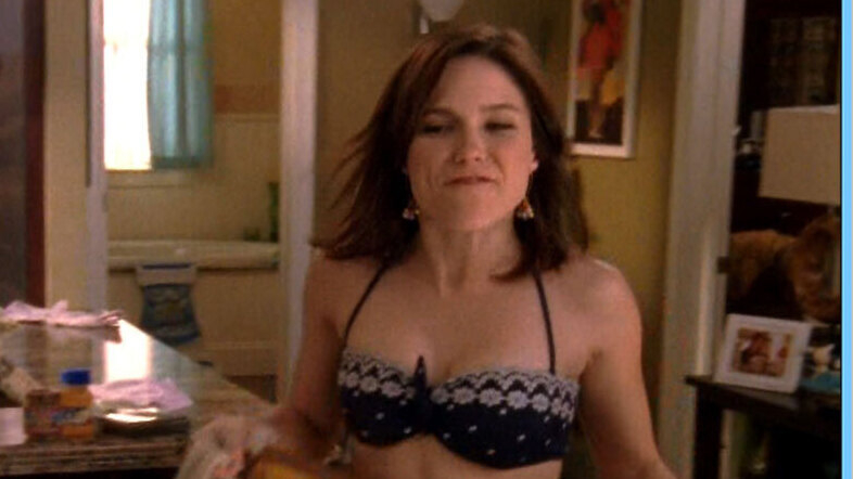 Hottest Sophia Bush Scene in One Tree Hill. Bikini, SFW, black bikini. 662006