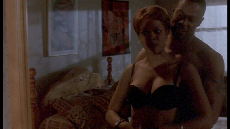 Sexiest Malinda Williams Scene in Soul Food. Underwear, black bra, couple. 683713