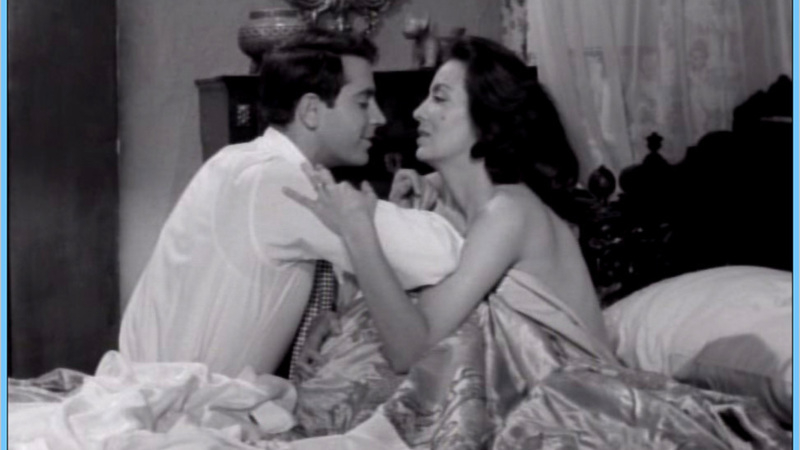 Hottest María Félix Scene in Amor y Sexo. Sexy, SFW, black and white. 587216