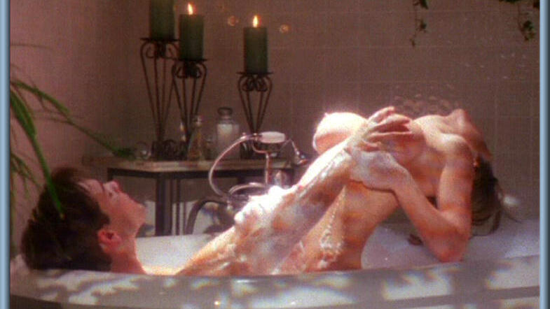 Cheri Lacey Naked as Fantasy Jennifer. Breasts, bathtub, blue bra. 655761
