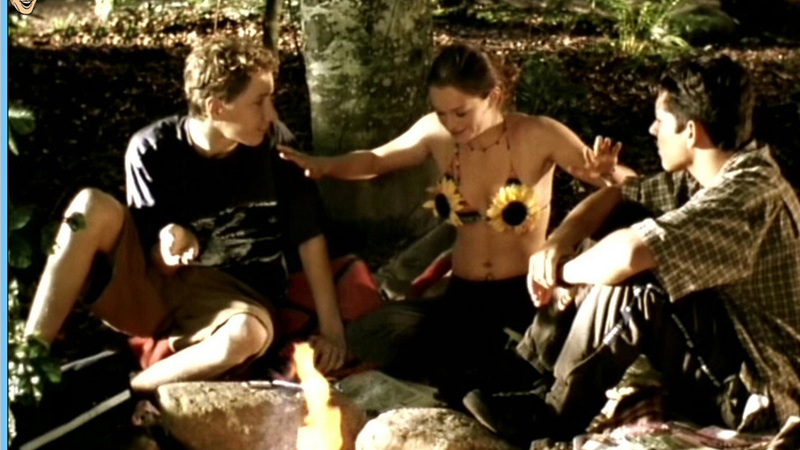 Sexiest Evi Scenes. Sexy, SFW, sunflower bikini top. 535174