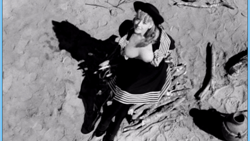 Silvia Pinal Nude in Simon of the Desert. Breasts, black and white, blonde. 554410