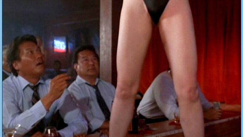 Sexiest Mimi Craven Scene in Dog Watch. Sexy, black underwear, on stage. 587461