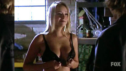 Boston Public's Sexiest Scenes with Andreana Weiner. Underwear, black bra, blonde. 656076