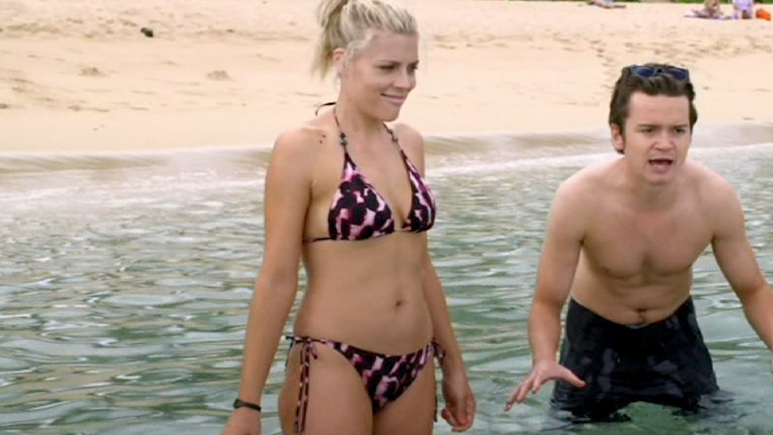 Hottest Busy Philipps Scene in Cougar Town. Bikini, SFW, beach. 696830