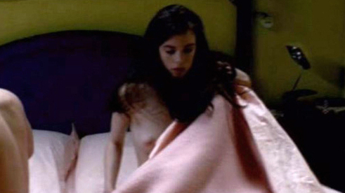 Nudes of Charlotte Stroemann from La bande du drugstore. Breasts, black hair, couple. 587154