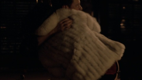 Emily Blunt in Arthur Newman (2013) Underwear Black Panties Black Stockings 731038