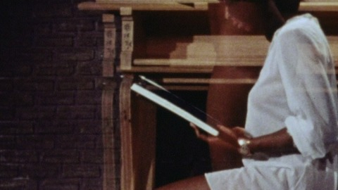 Demene Hall in Death Bed: The Bed That Eats (1977) Sexy Black Fireplace 741417