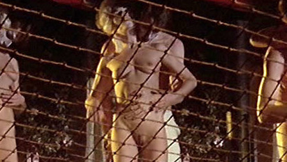 Caroline Faro Naked in Rendez-vous. Breasts, Butt, Bush, blonde, blue stockings. 535759