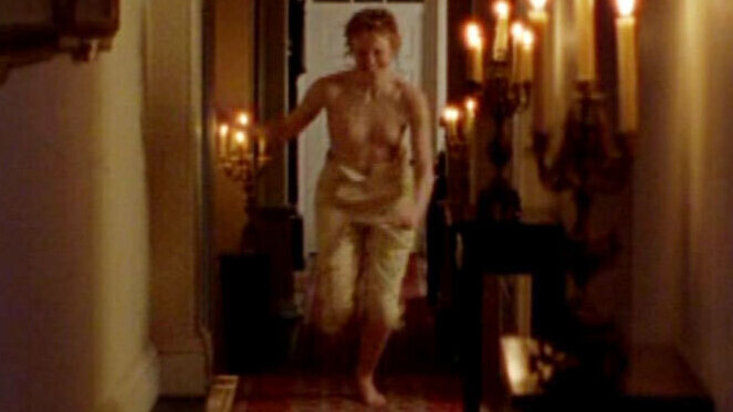 Camilla Power Naked in Byron. Breasts, brunette, candles. 627391
